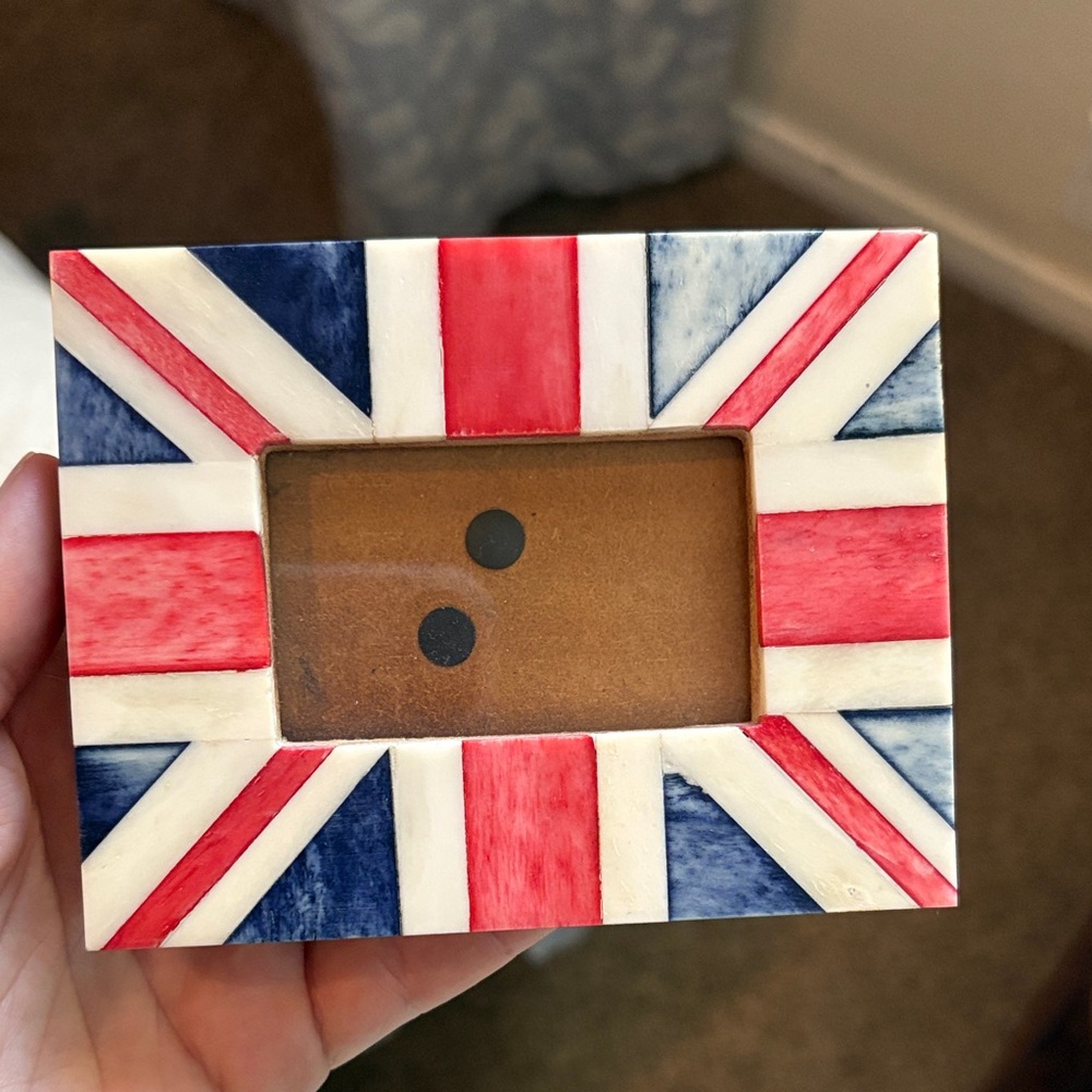 NWT Anthropologie British Flag Photo Frame